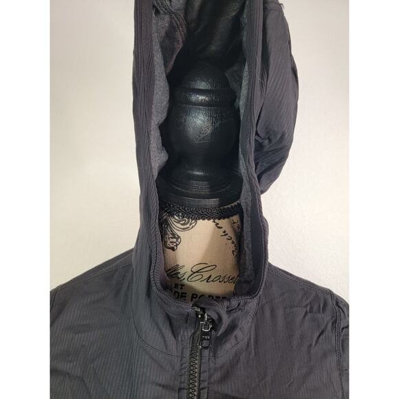 Lululemon Dance Studio Jacket Hooded Size 6 Black Gray Reversible - Picture 5 of 12